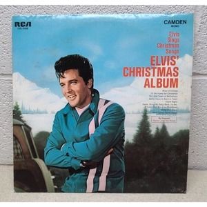 elvis presley lp cal-2428 elvis' christmas album vinyl record - near mint